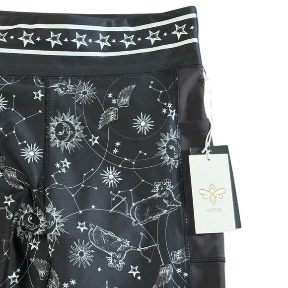 NWT! Johnny Was Bijou Bee Active High Waist Leggings w/ Pockets - Size XL - Picture 6 of 9